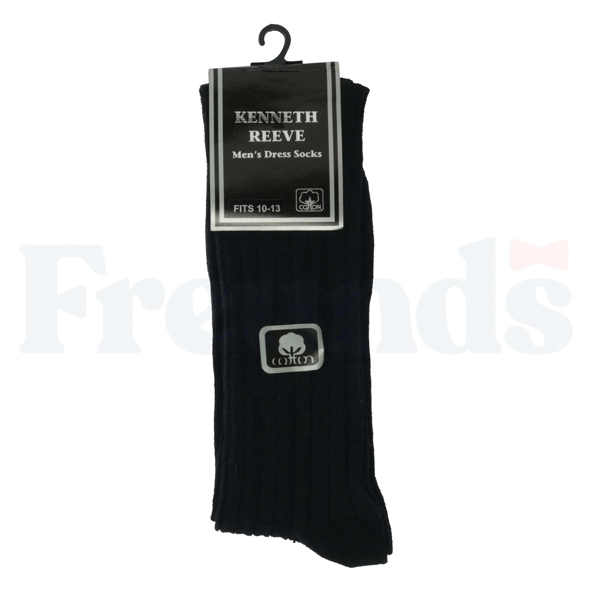 Kenneth Reeve Mens Black Socks - 10-13