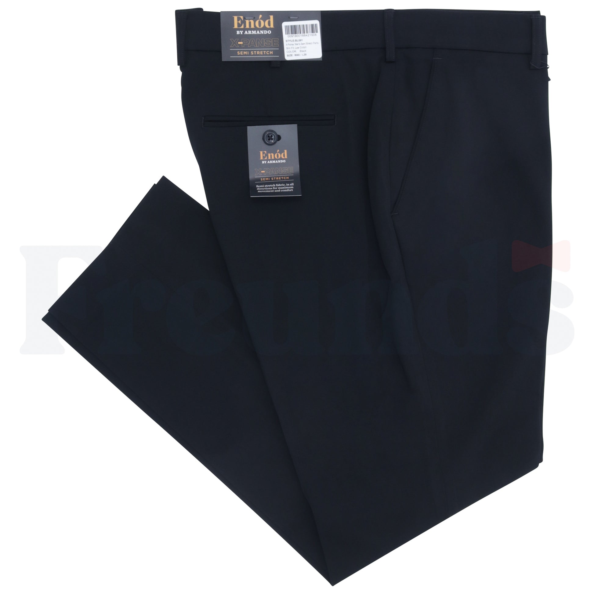 Enod X-Panse Mens Semi-Stretch Pants - Slim Fit - Low Crotch - SL091 -