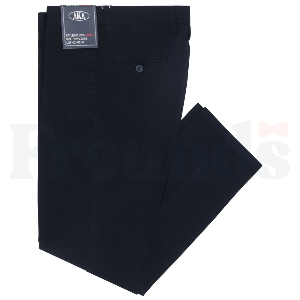 AKA Mens Skinny Fit Cotton Pants - 10735 -