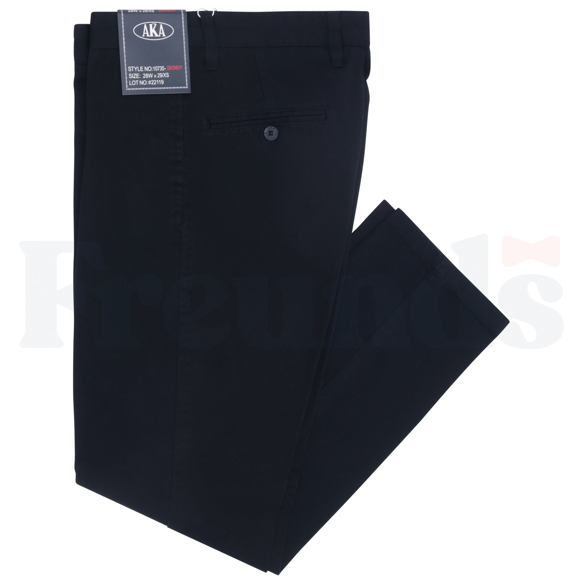 AKA Mens Skinny Fit Cotton Pants - 10735 -