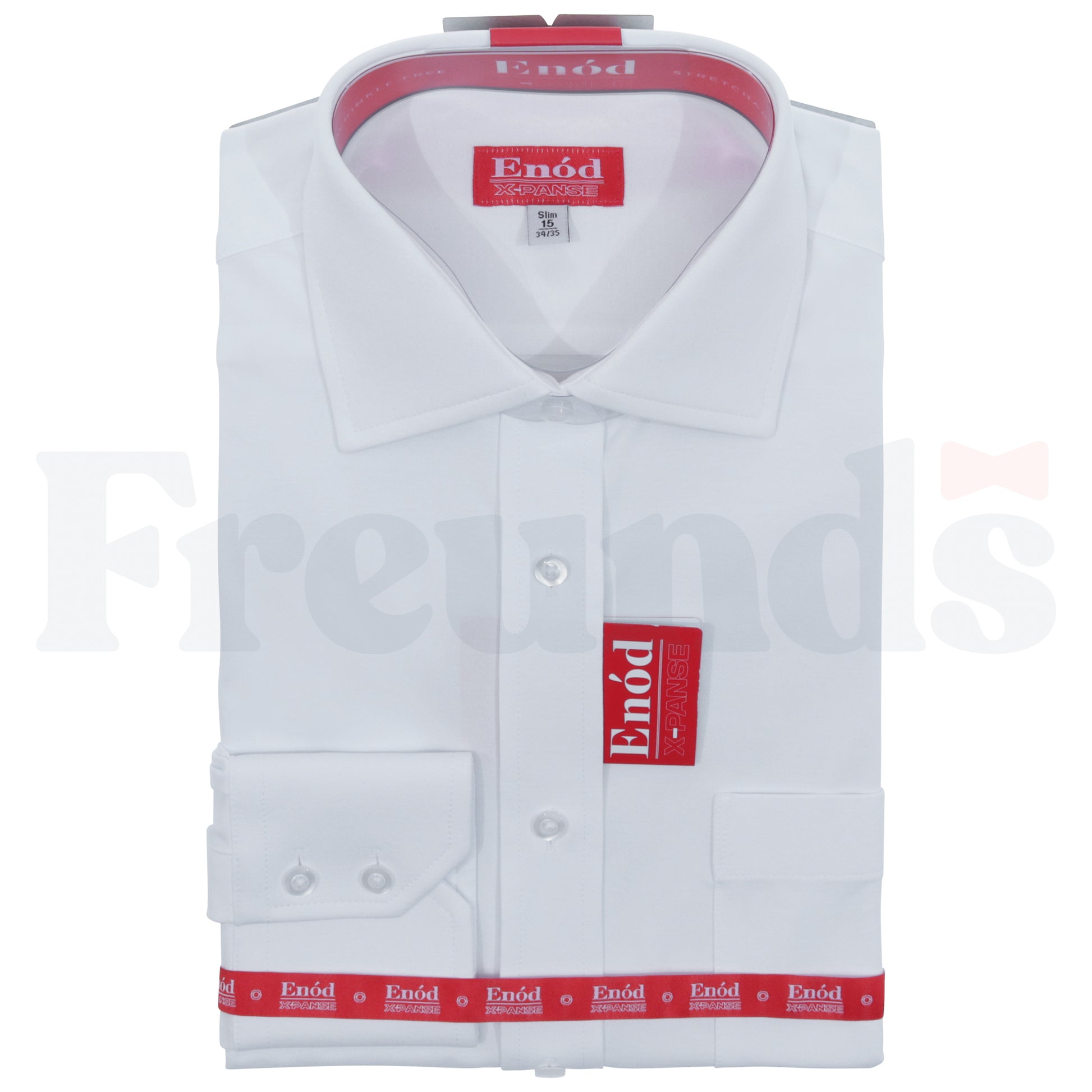Enod X-Panse Mens Semi-Stretch Dress Shirt - Classic Fit - Left Over Right - 099 -