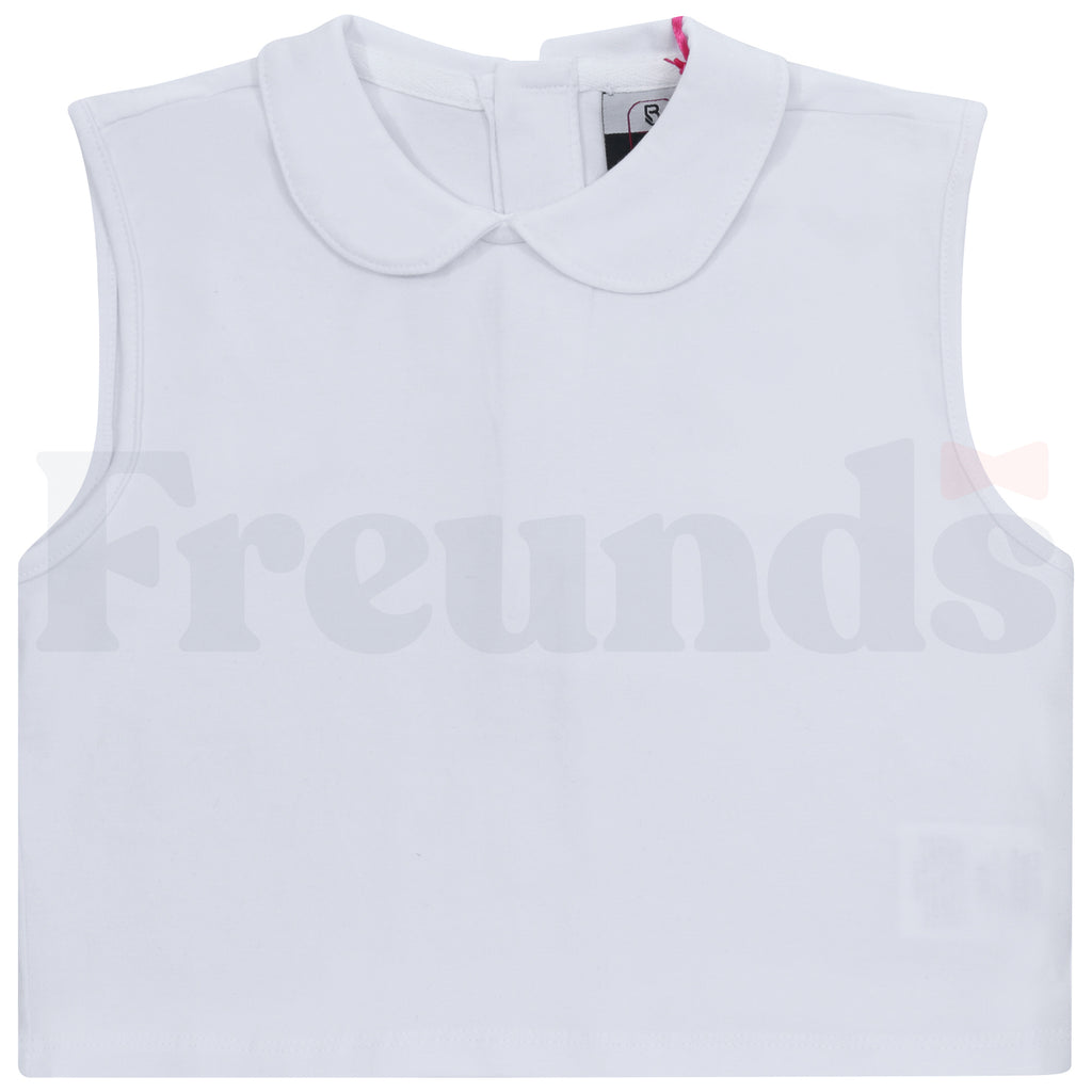 Blooks Basic Crop Shell W/ Peter Pan Collar - 9328 -
