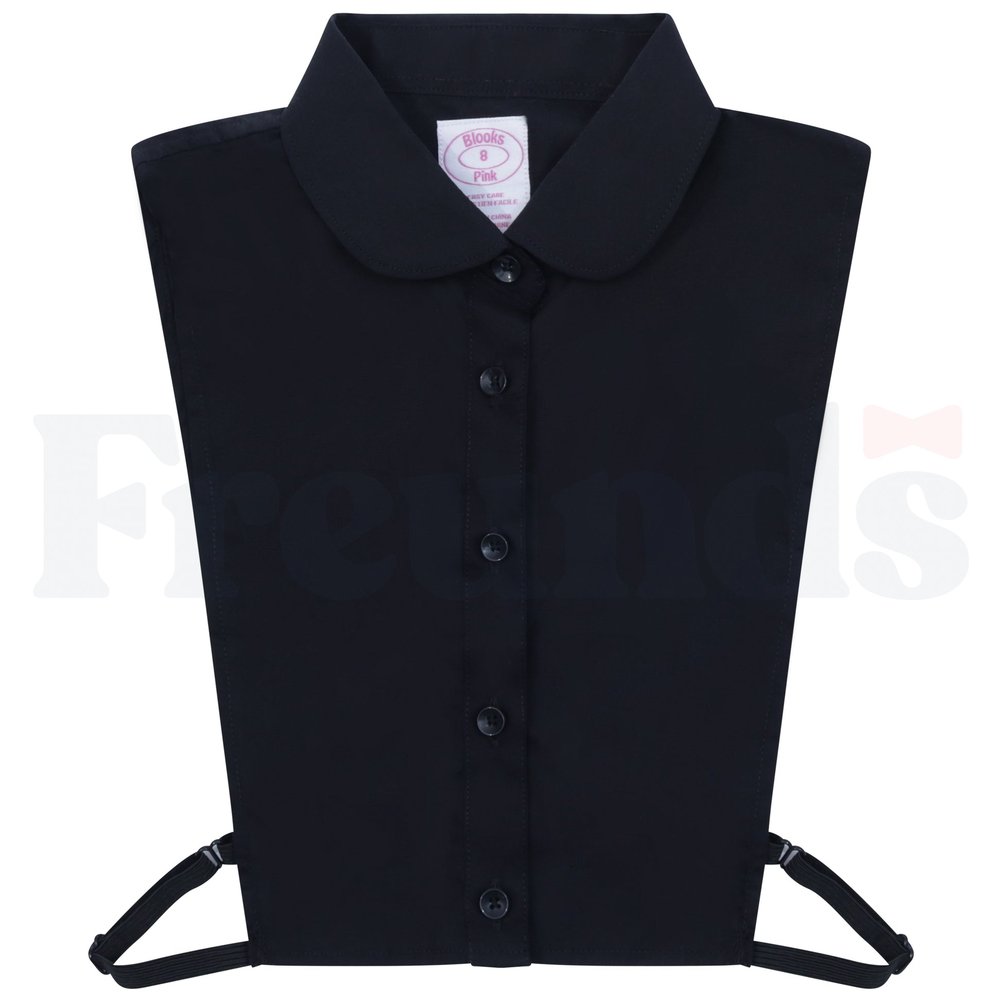 Blooks Basic Girls Pinpoint Dickey - Round Collar - 9343 -