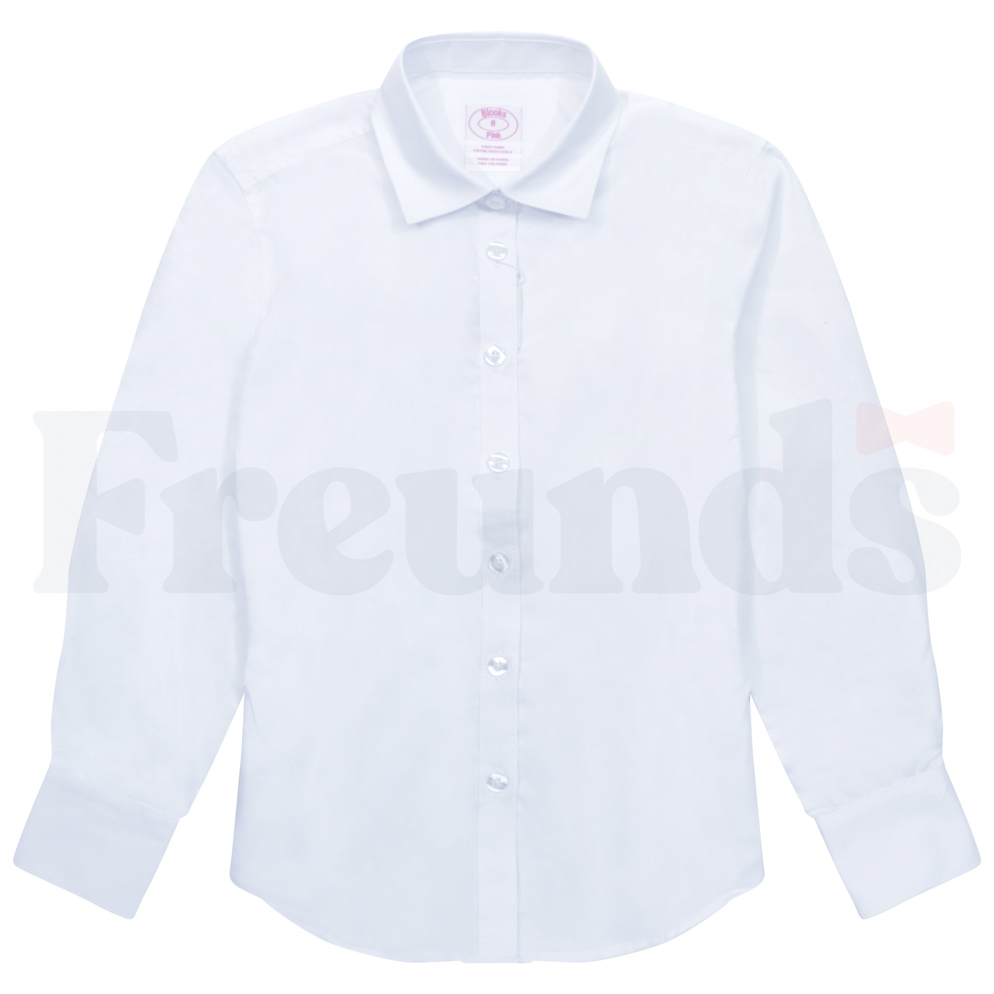 Blooks Basic Girls Pinpoint Blouse - Pointy Collar - 9340 -