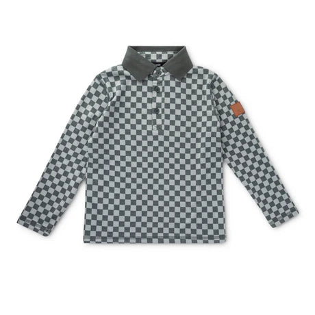 Jolie Enfants Washed Checked Polo - FB1129 - FW24 -
