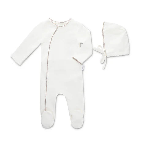 Bunny Love Boys Scalloped Trim Layette - FL1722 - FW24 -