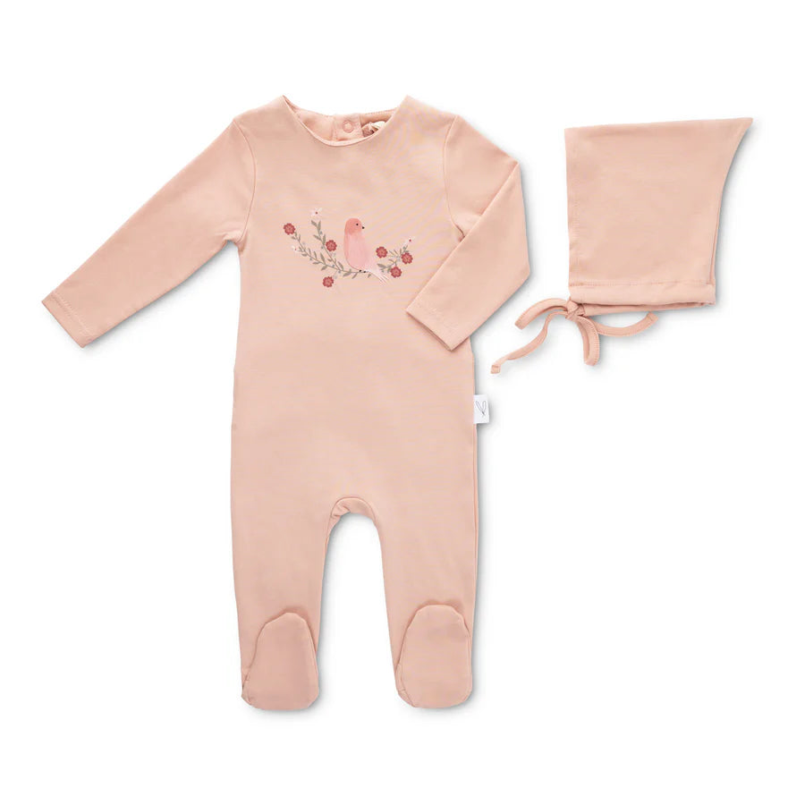 Bunny Love Girls Bird Layette - FL2728 - FW24 -
