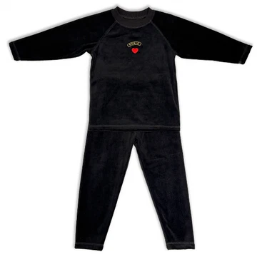 Bunny Love Girls Crest Embroidery Pajamas - FP2667 - FW26 -