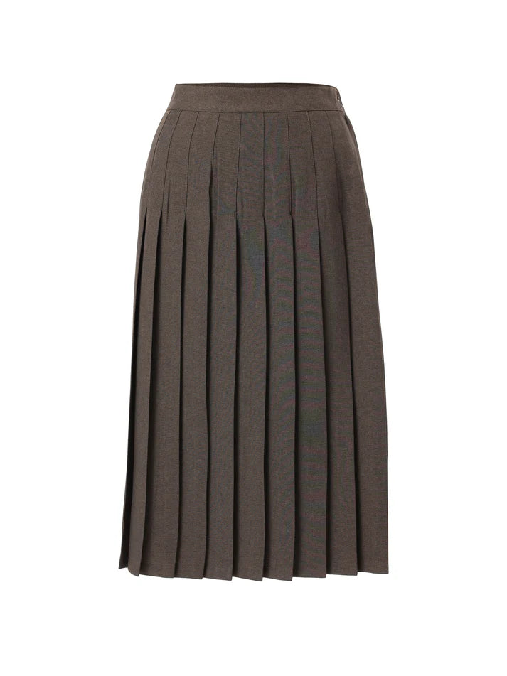 BY Styles Girls Knife Pleated Skirt W/ Elastic  -