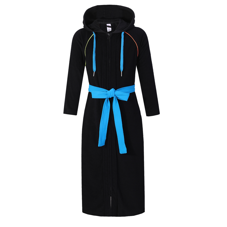 Landskid Boys Lightweight Neon Terry Robe W/ Zipper -