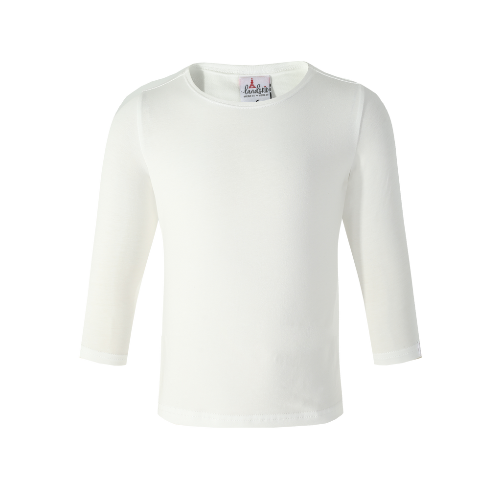 Landskid Girls Silky Modal Shell w/ Flat Neck - LK45 -