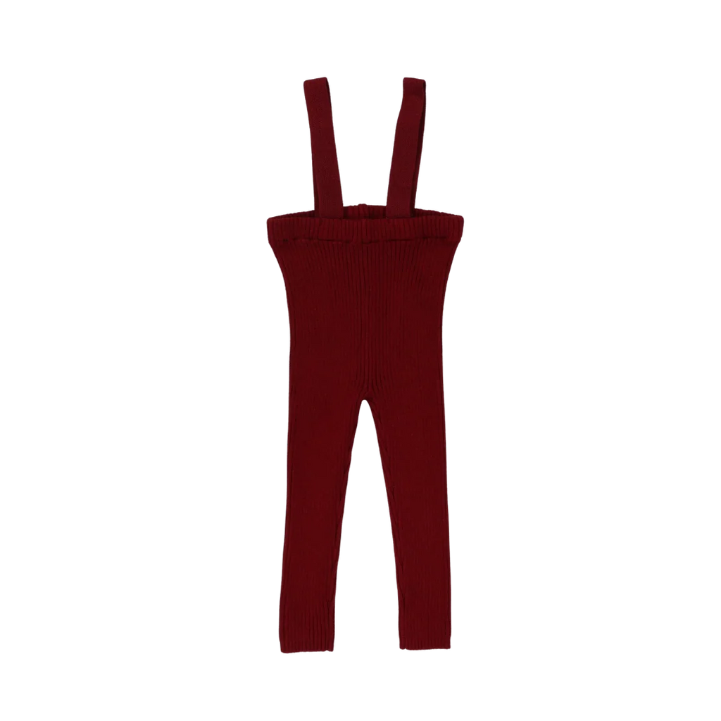 Lil Legs Knit Suspender Leggings - FW26 -