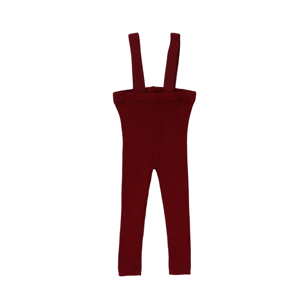 Lil Legs Knit Suspender Leggings - FW26 -