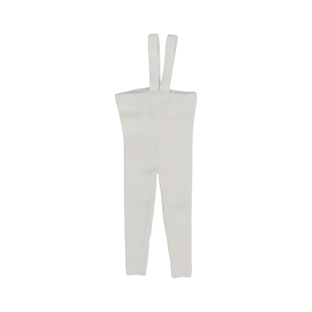 Analogie Basic Knit Suspender Leggings -