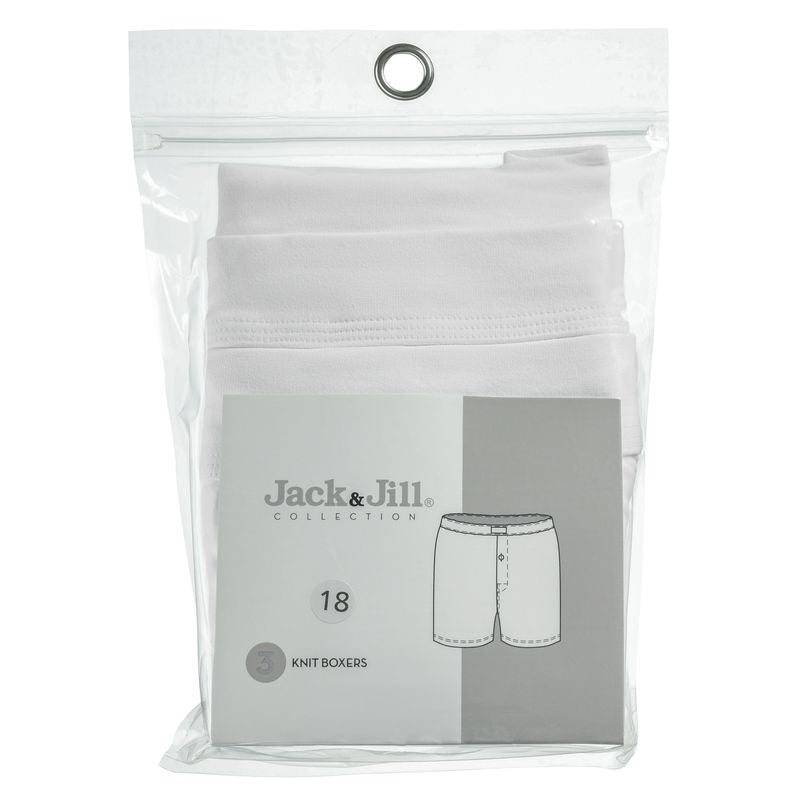 Jack & Jill Boys Knit Boxers - 3 Pack -