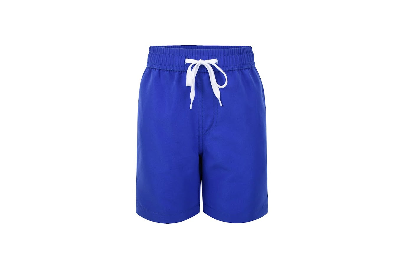 Landskid Boys Toile De Jouy Print Swim Set - Solid Blue Shorts -