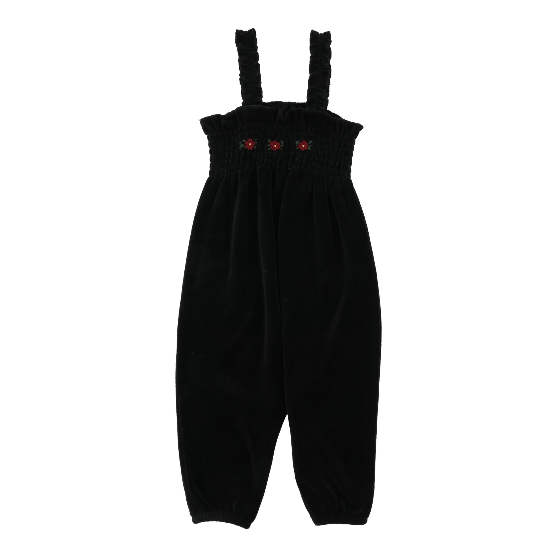 Lil Legs Velour Smocked Romper - FW25 -