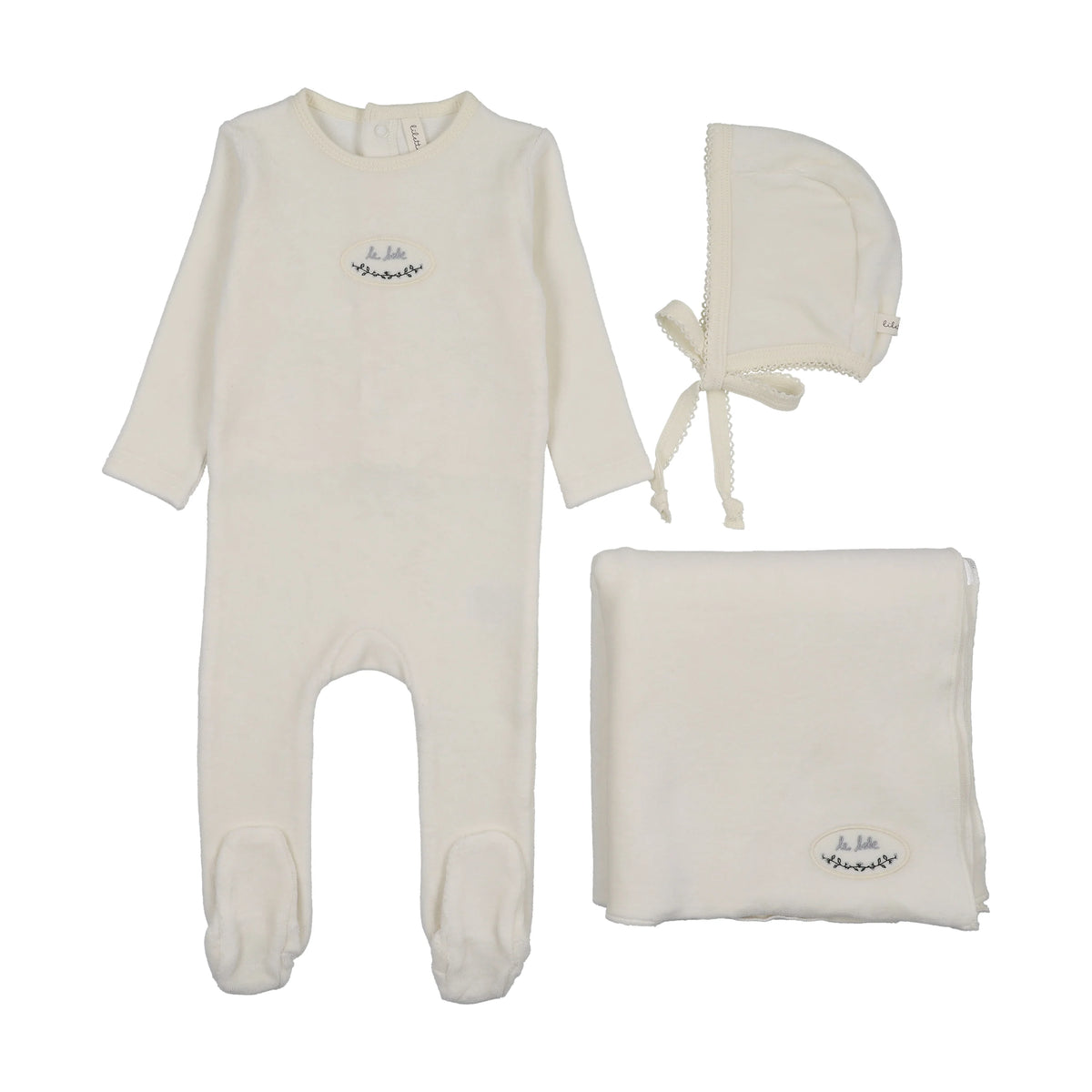Lilette Velour Patch Layette Set - FW26 -