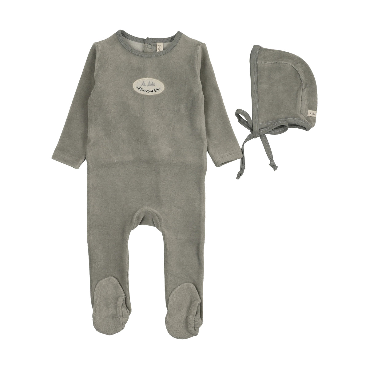Lilette Velour Patch Footie Set - FW26 -