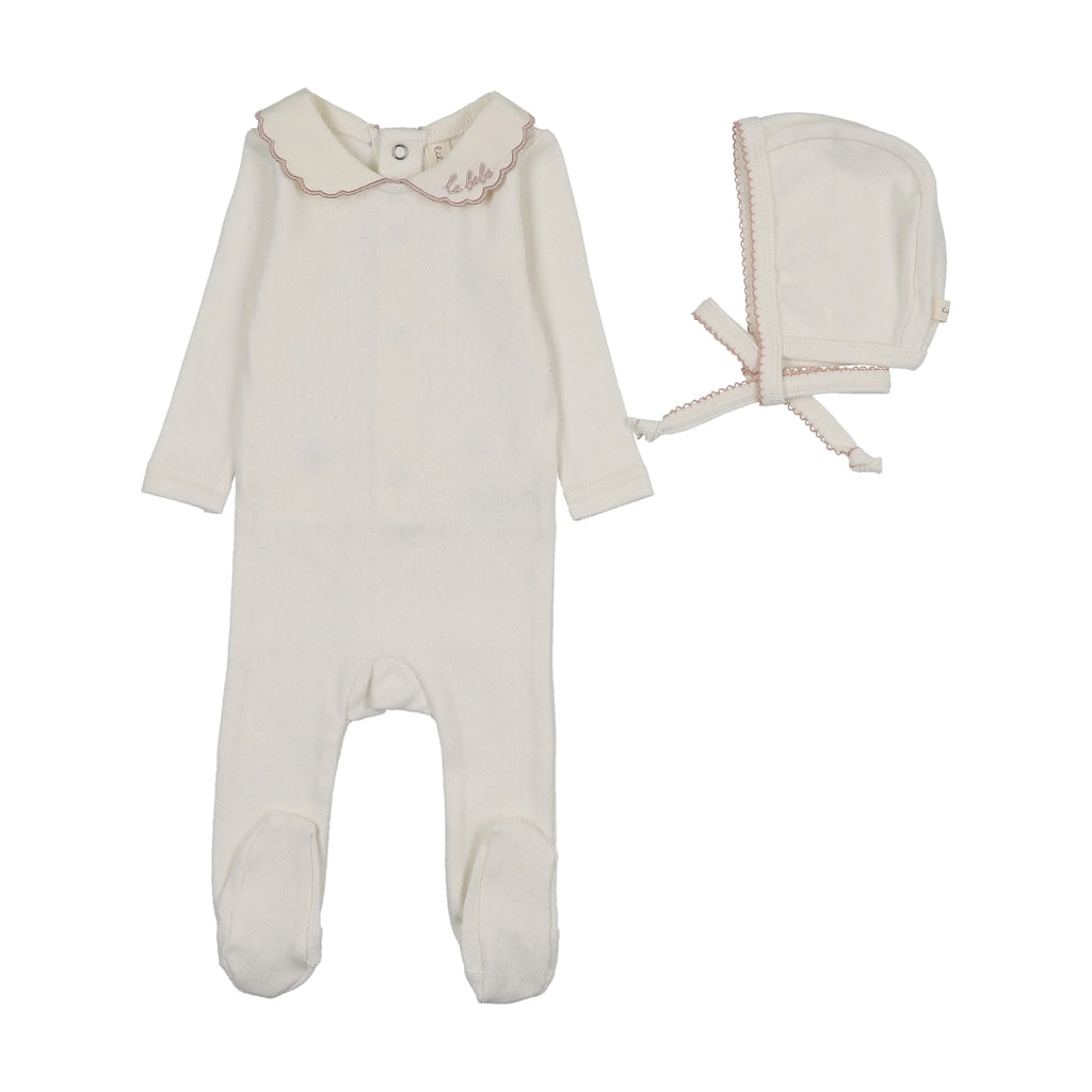 Lilette Le Bebe Pointelle Footie Set - FW26 -