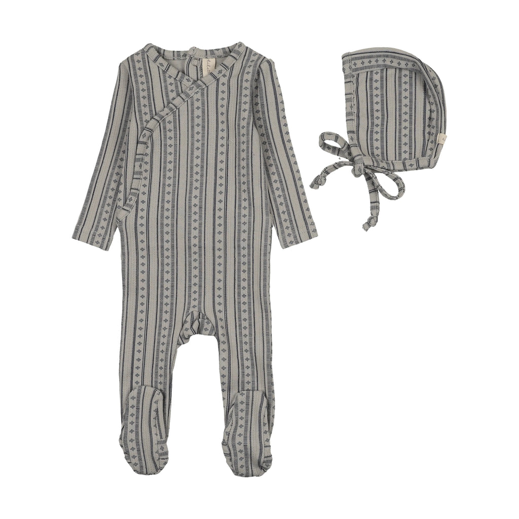 Lilette Linear Print Footie Set - FW26 -
