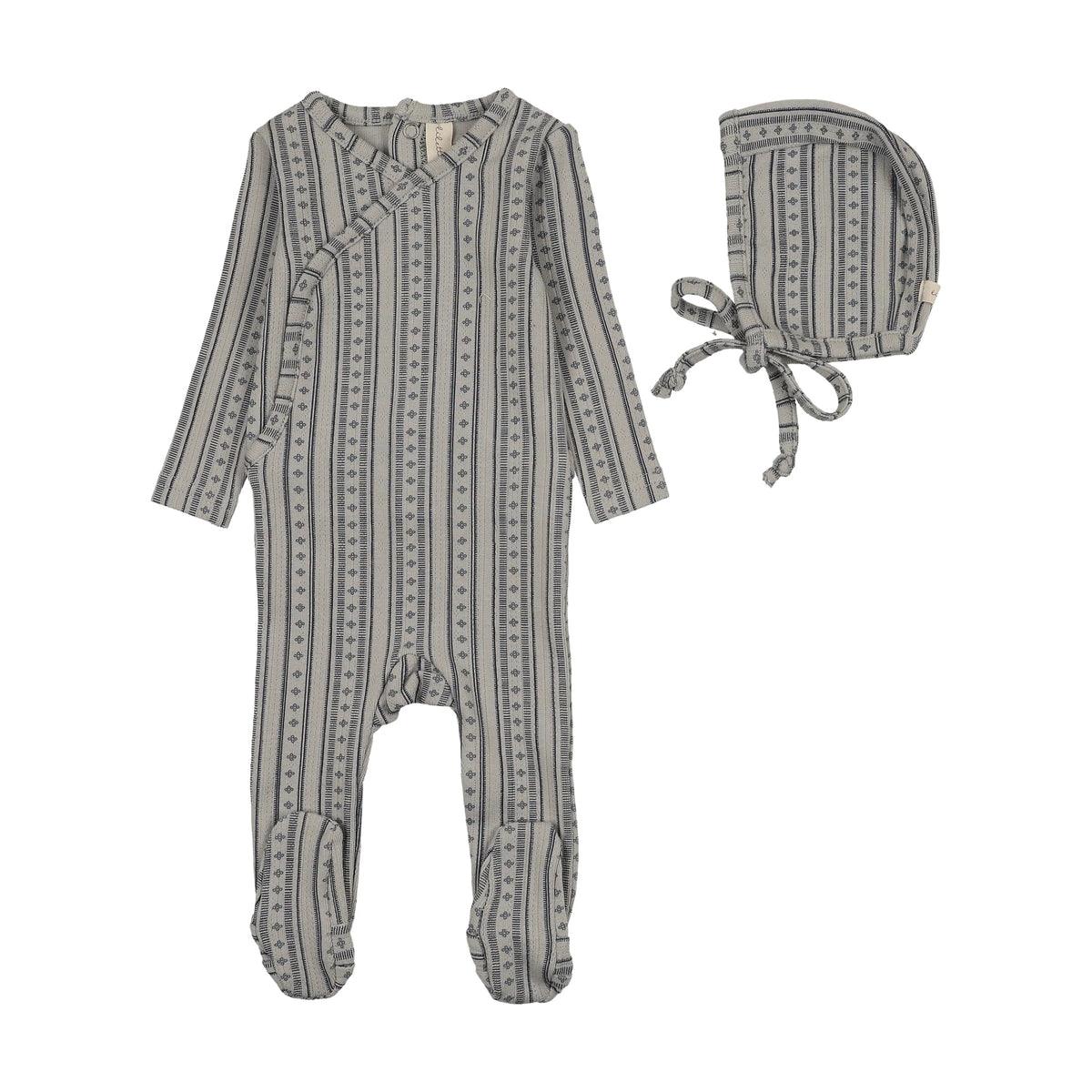 Lilette Linear Print Footie Set - FW26 -