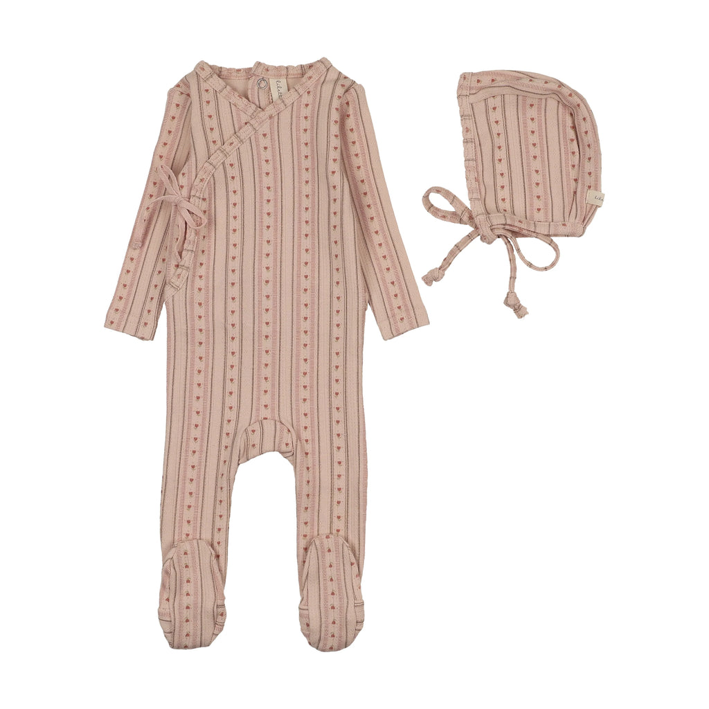 Lilette Linear Print Footie Set - FW26 -
