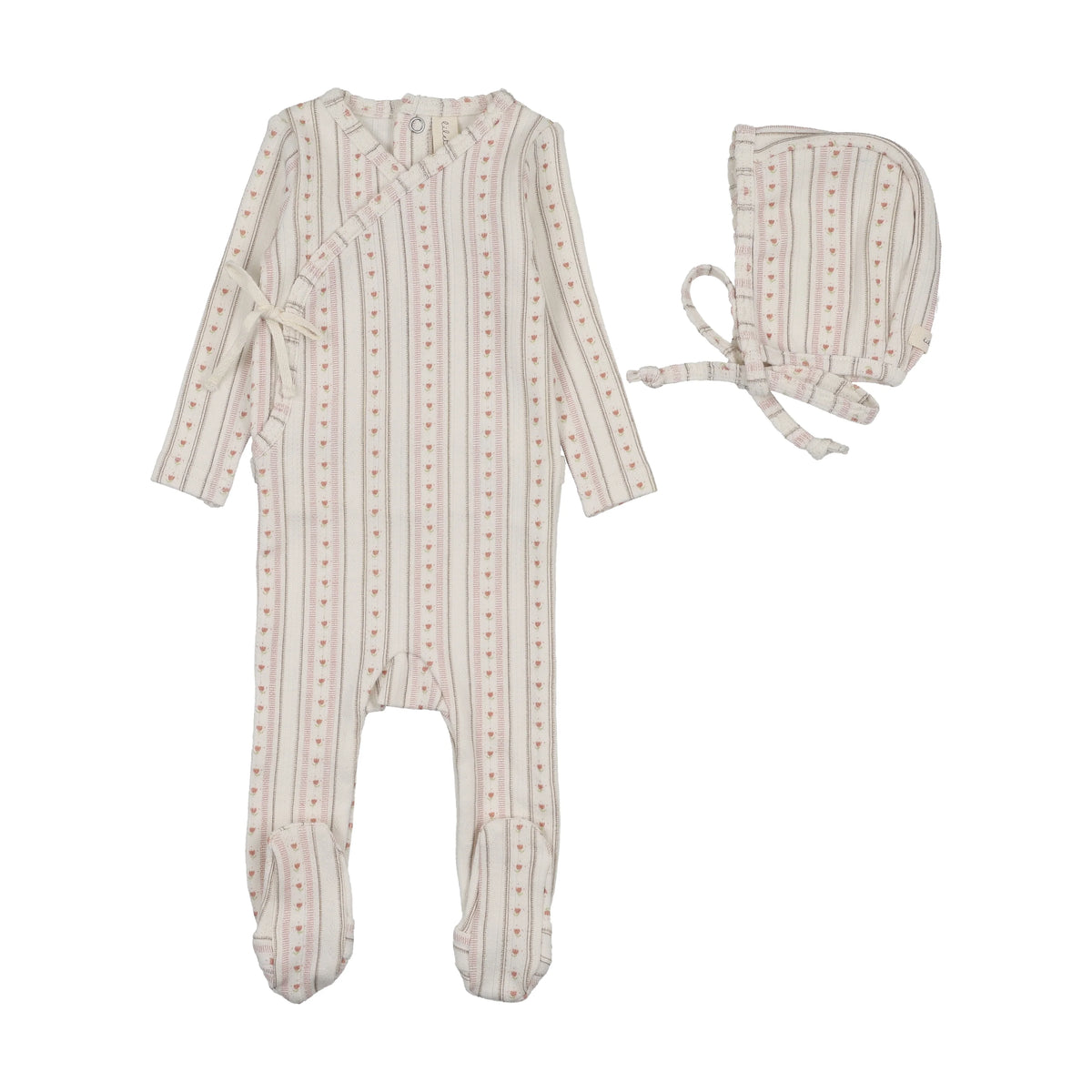 Lilette Linear Print Footie Set - FW26 -