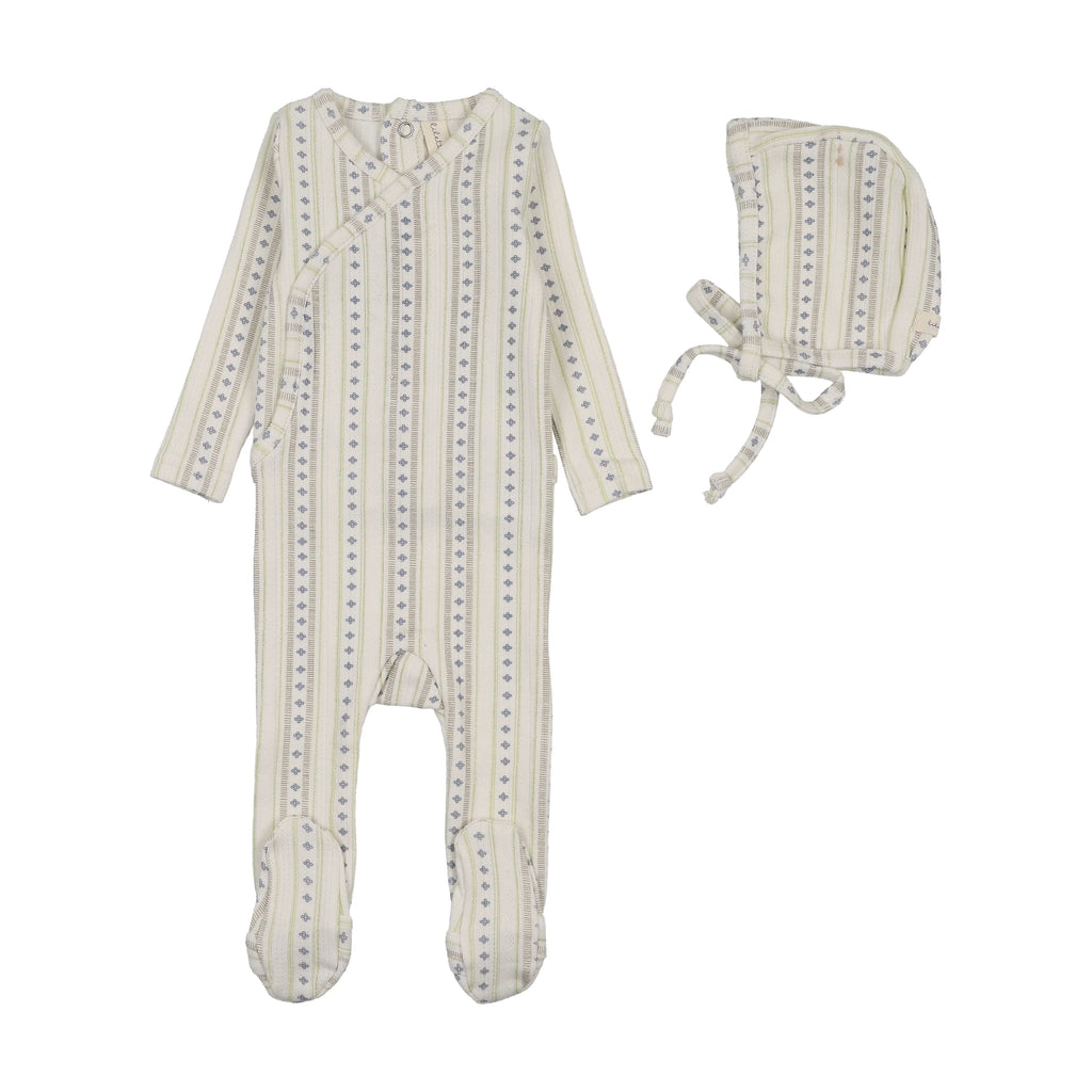 Lilette Linear Print Footie Set - FW26 -