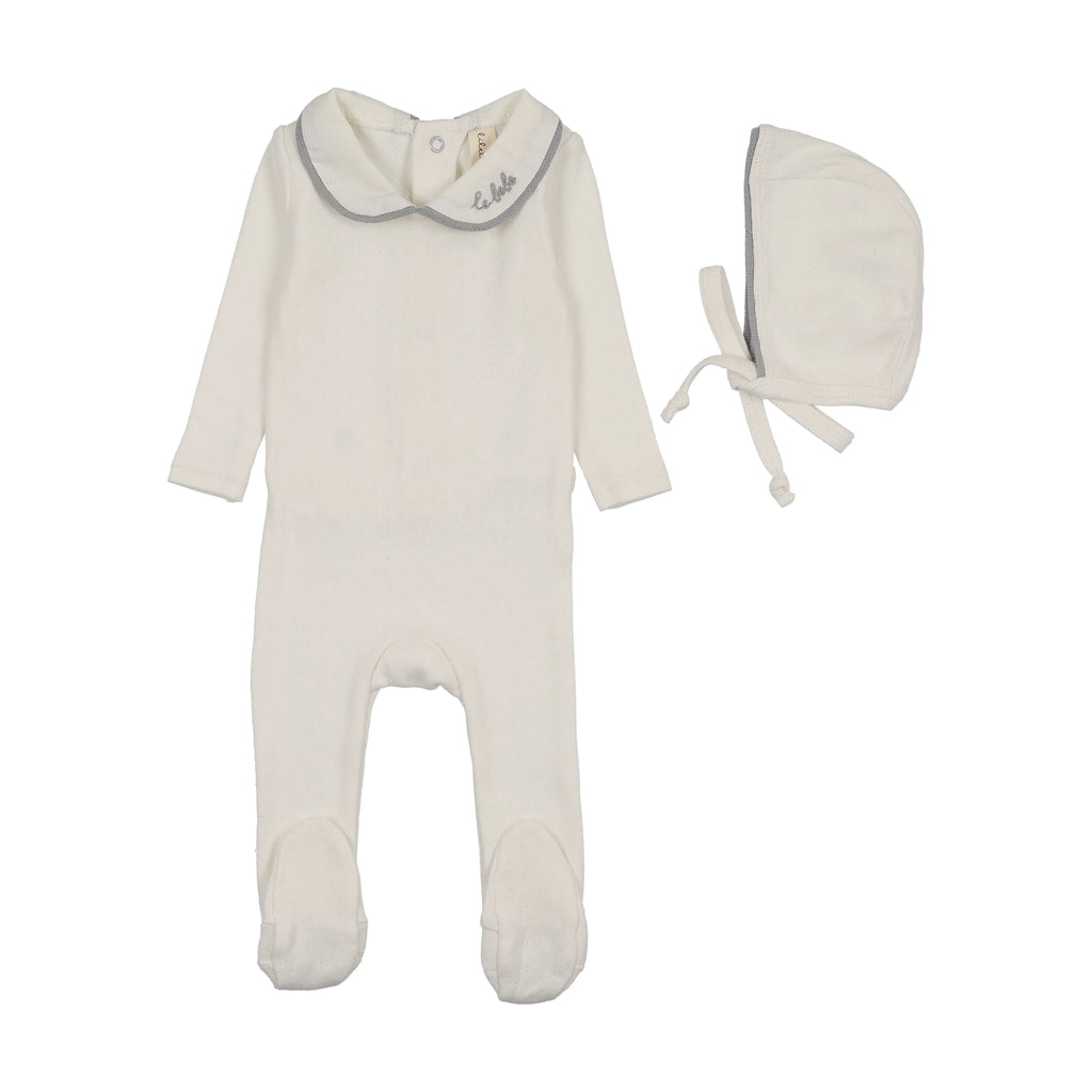 Lilette Le Bebe Pointelle Footie Set - FW26 -