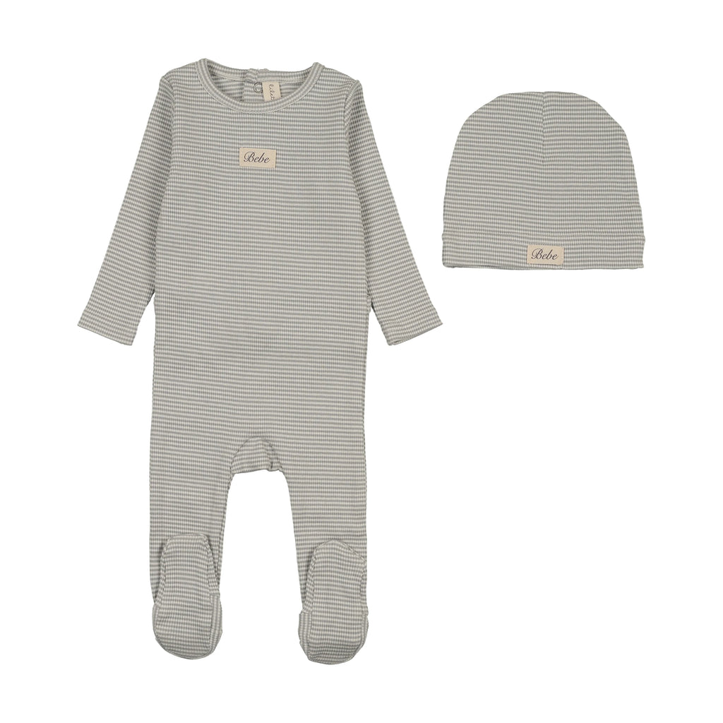 Lilette Striped Bebe Footie Set - FW26 -