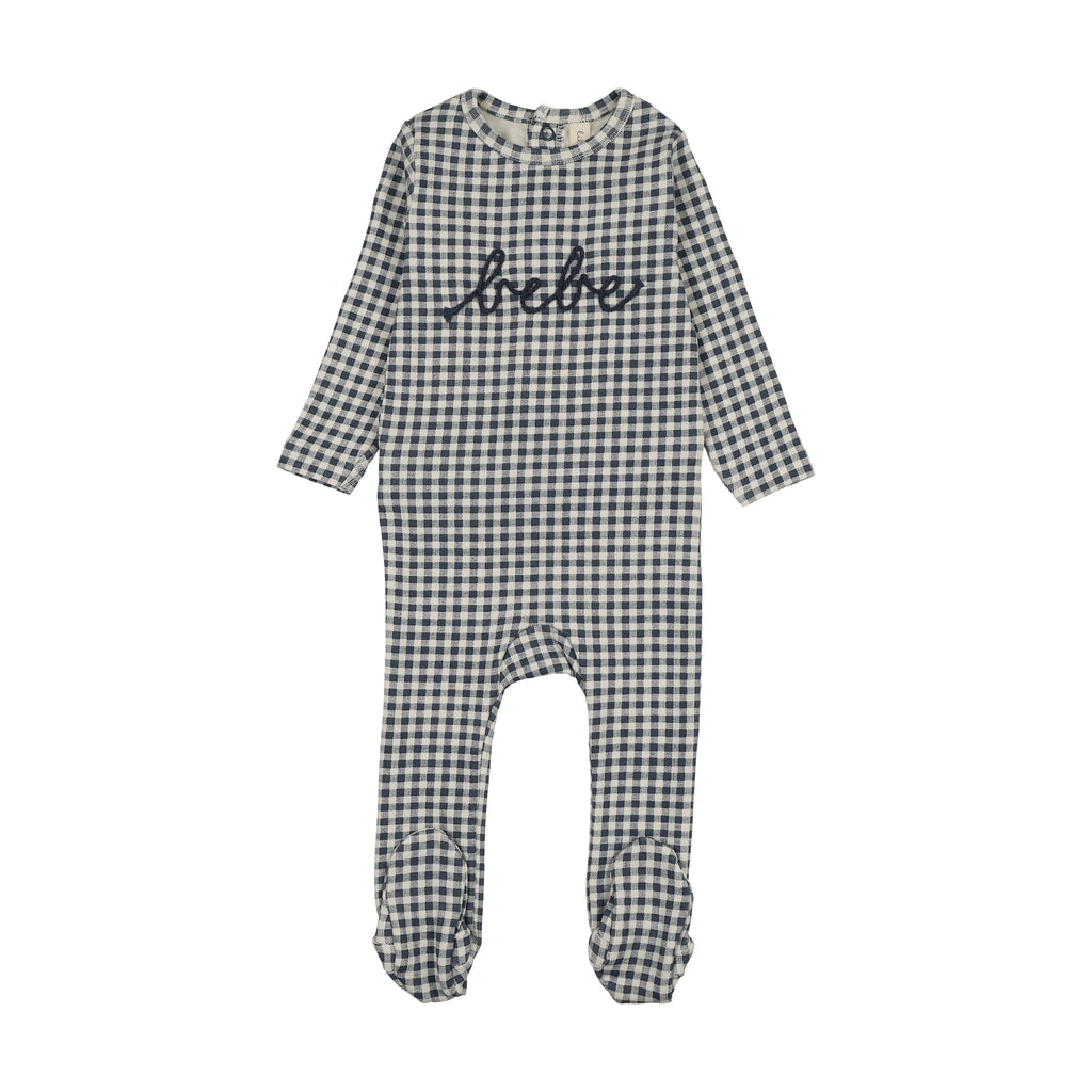 Lilette Gingham Bebe Footie - FW26 -