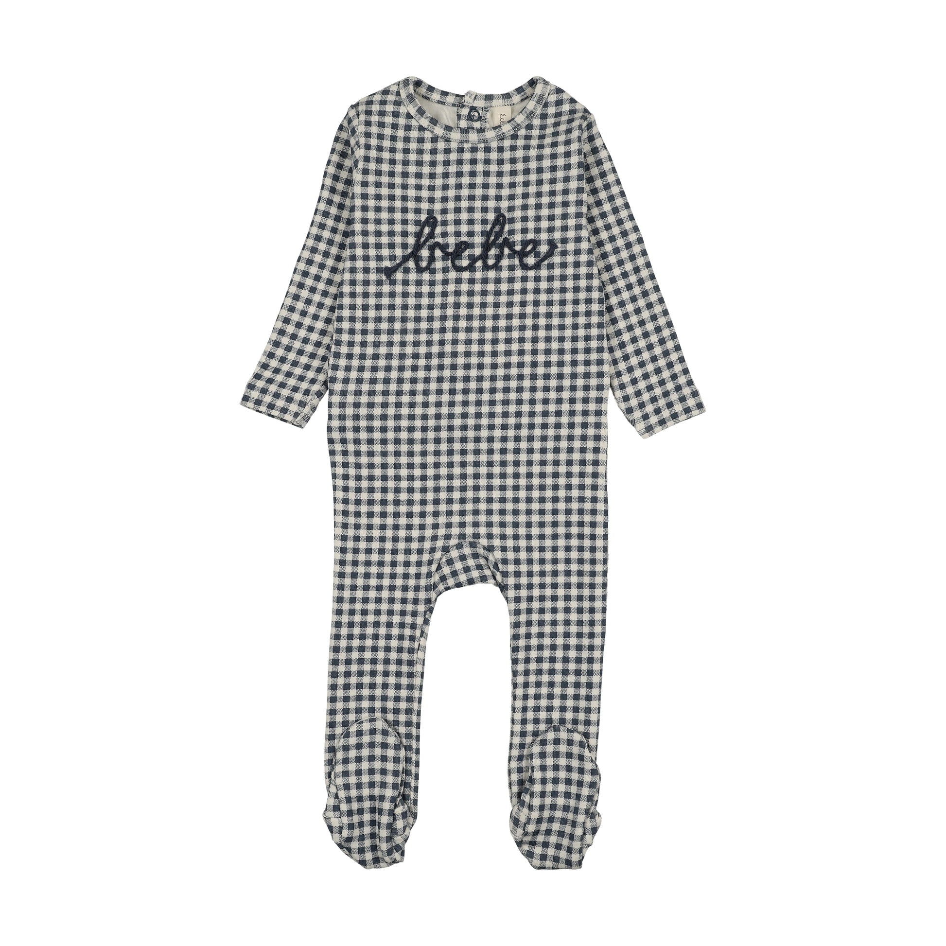 Lilette Gingham Bebe Footie - FW26 -