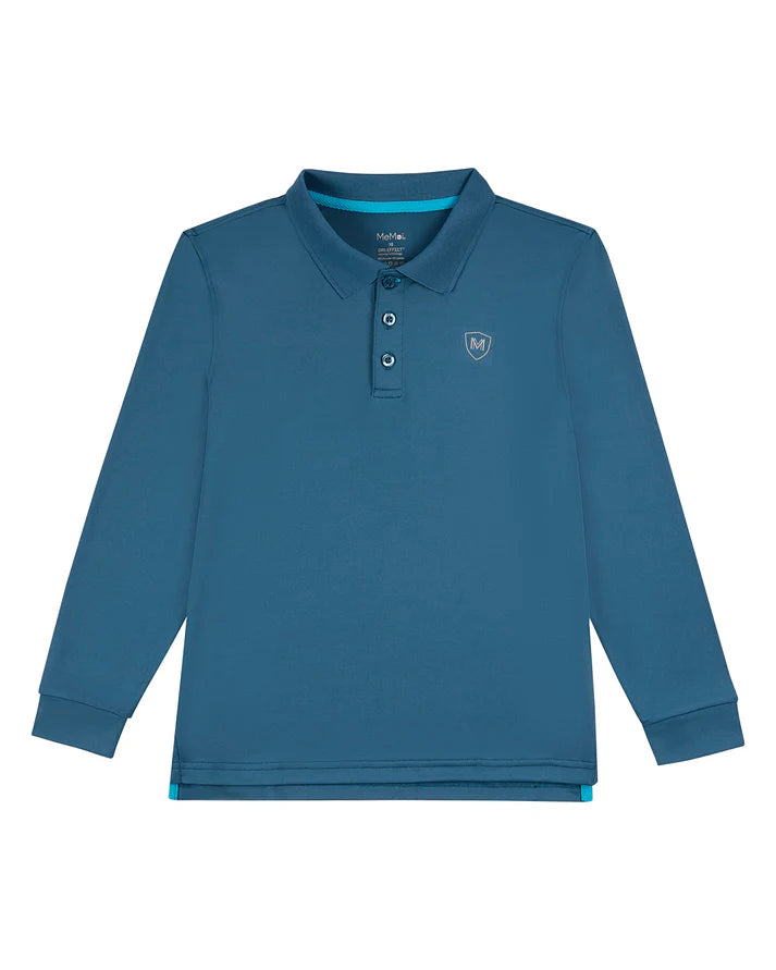 MeMoi Boys Long Sleeve Polo - MBP-001 -
