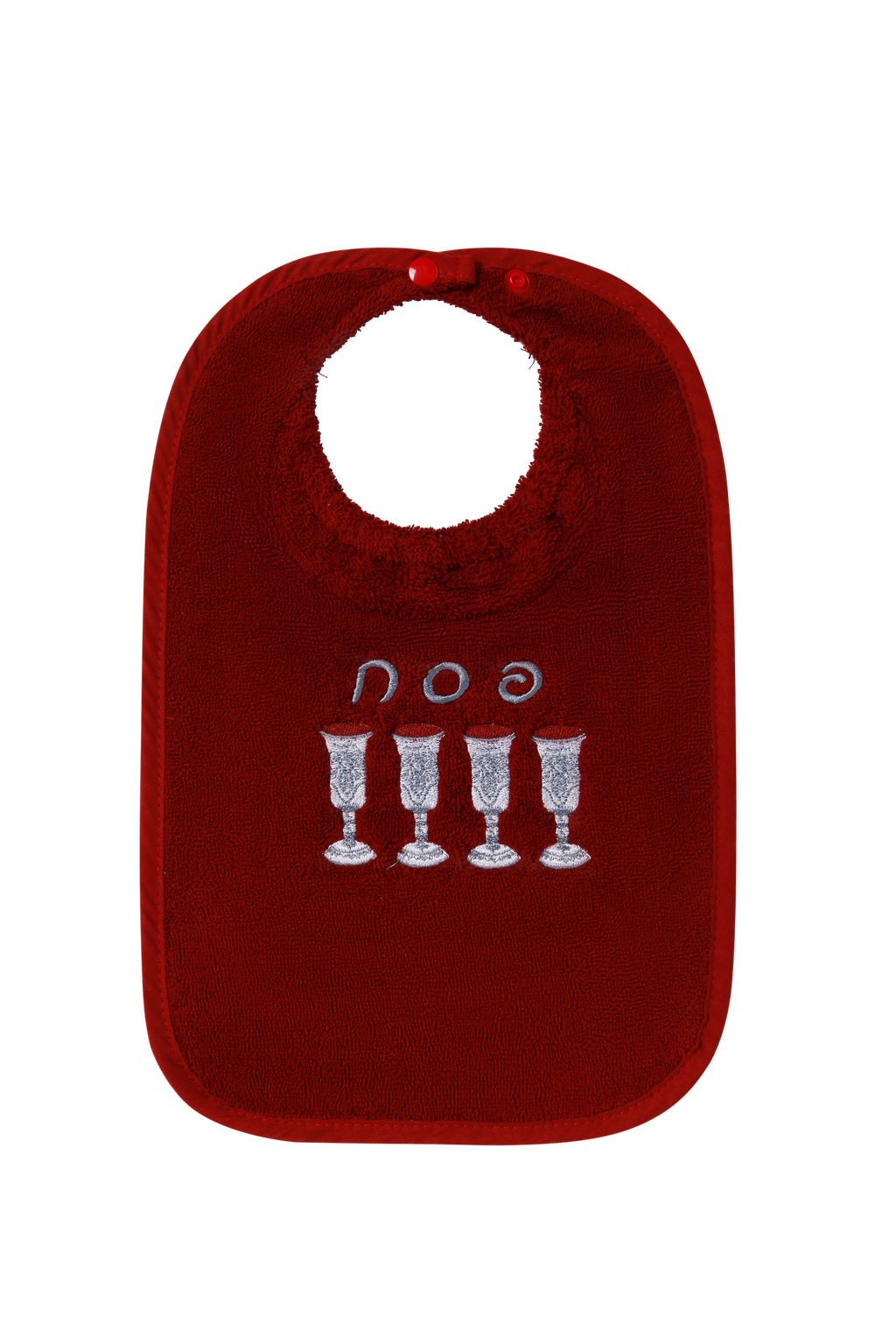 Abstract Waterproof Bib w/ Snaps -