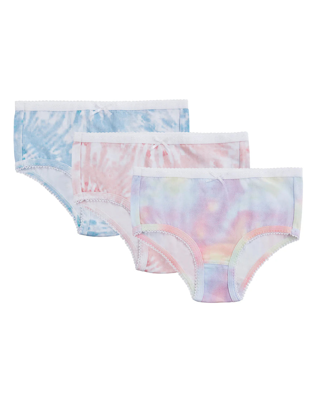 MeMoi Girls Panties - Assorted Tie Dye Design - MKU1004 - 3 Pack -