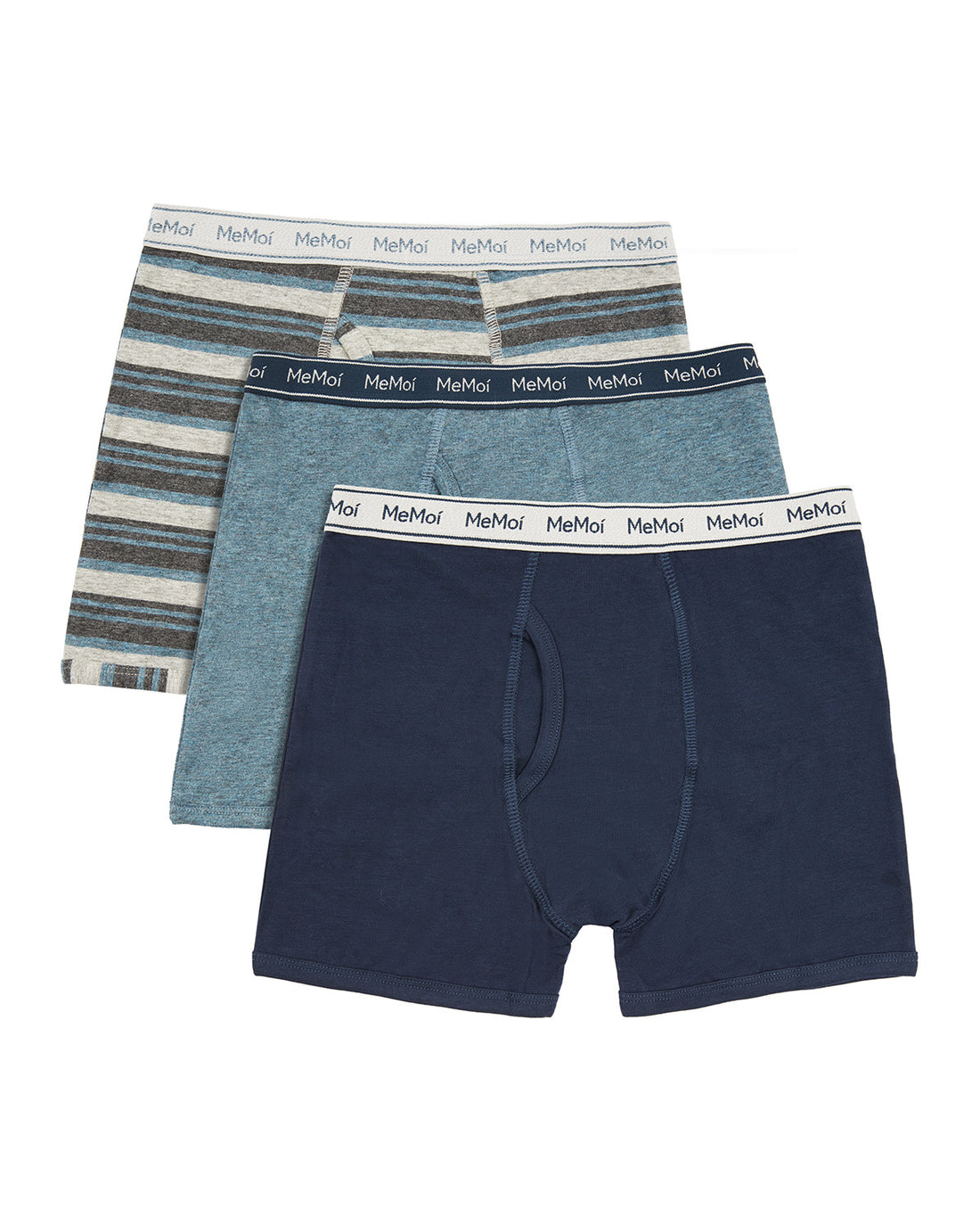 MeMoi Boys Knit Boxer Briefs - MKU1015 - 3 Pack -