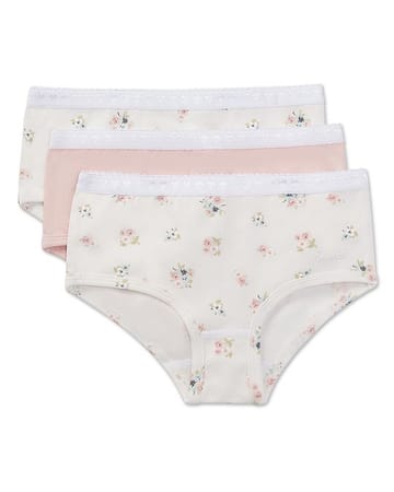 MeMoi Girls Panties - Ditsy Floral Multi  - MKU1101 - 3 Pack -
