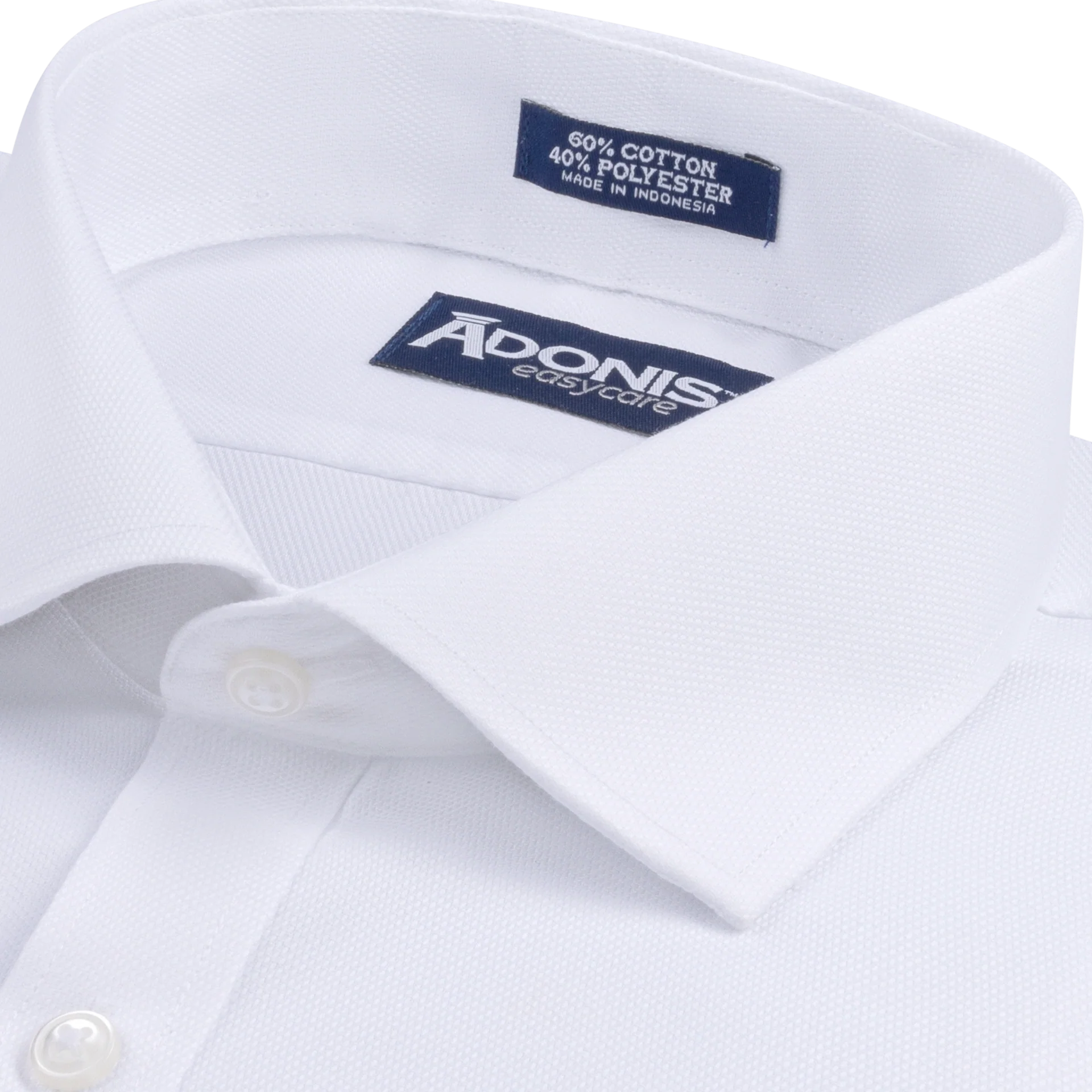 Adonis Boys Cotton Blend Easy Care White Shirt - Barrel Cuffs - Regal - Slim Fit -