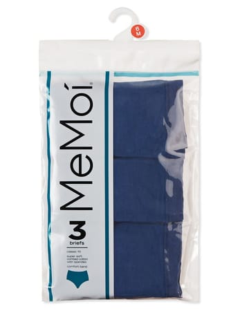 MeMoi Ladies Briefs - 3 Pack - MU-1013 -