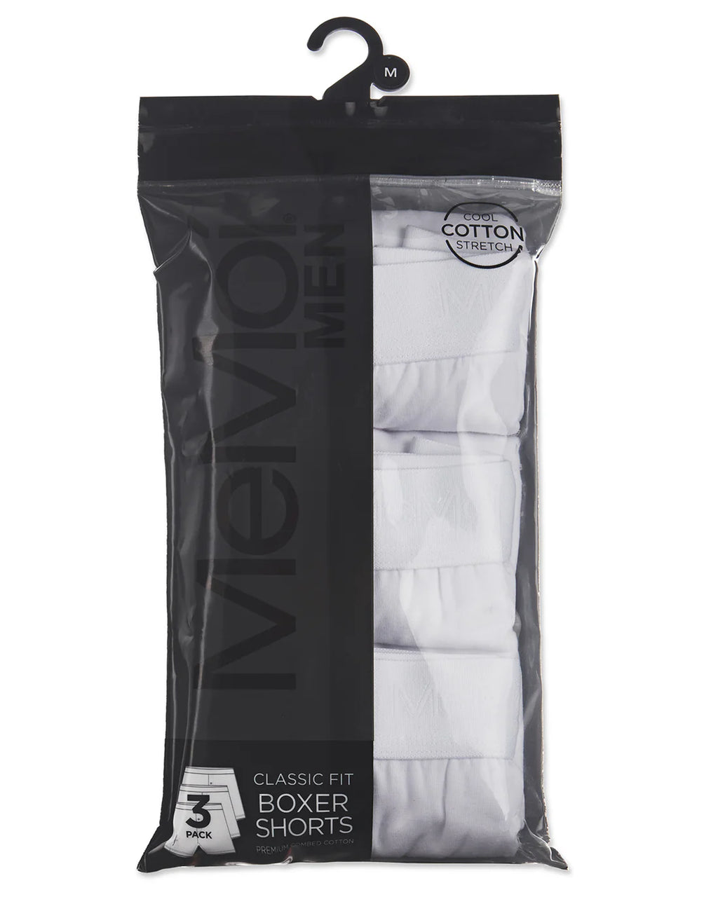 MeMoi Mens Knit Boxers - 3 Pack - MU-8500 -