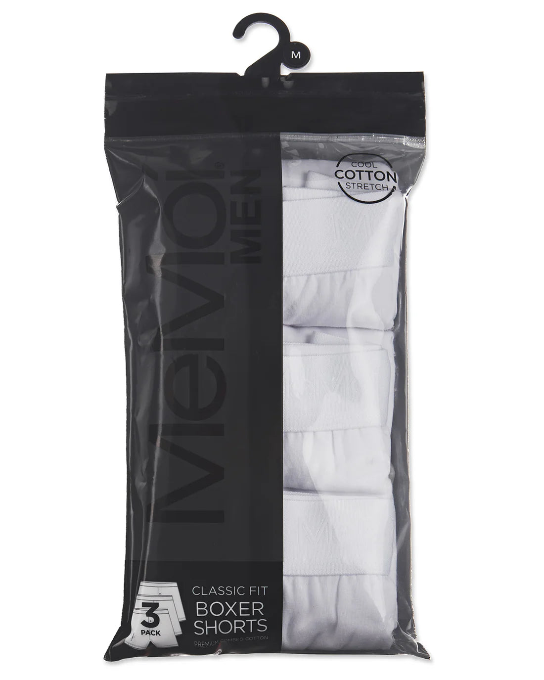 MeMoi Mens Knit Boxers - 3 Pack - MU-8500 -