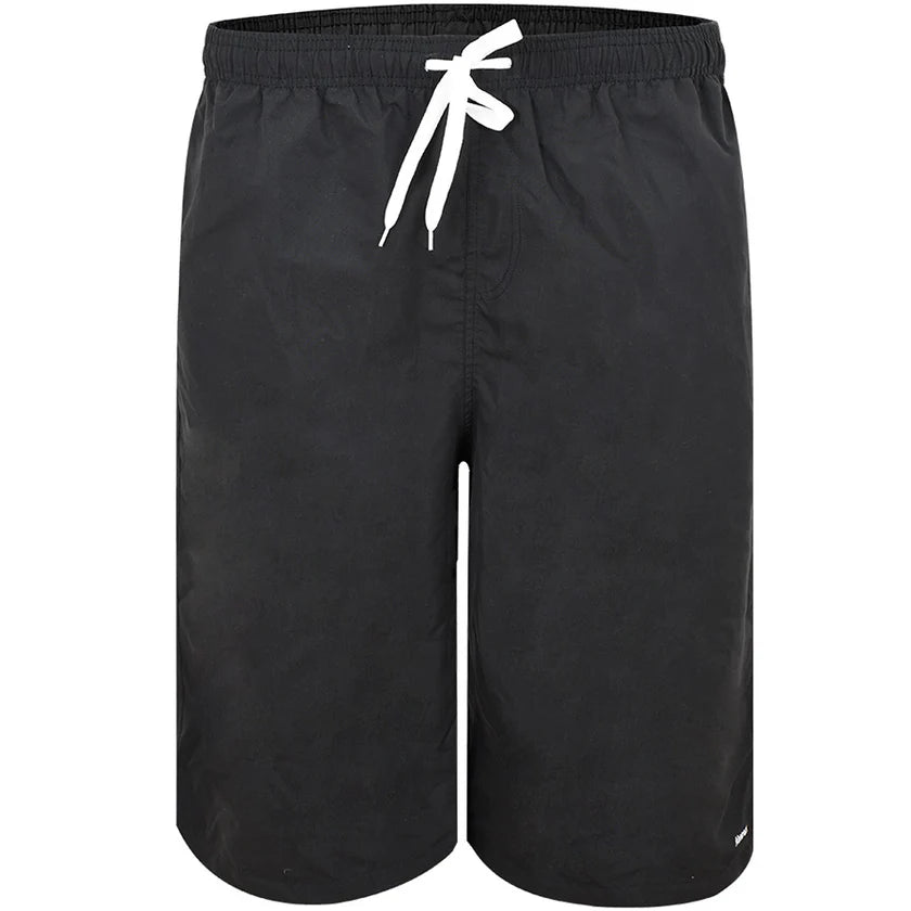 Abstract Boys Swim Pants - Black - Midcalf -