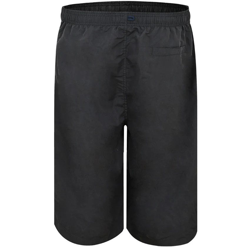 Abstract Boys Swim Pants - Black - Midcalf -