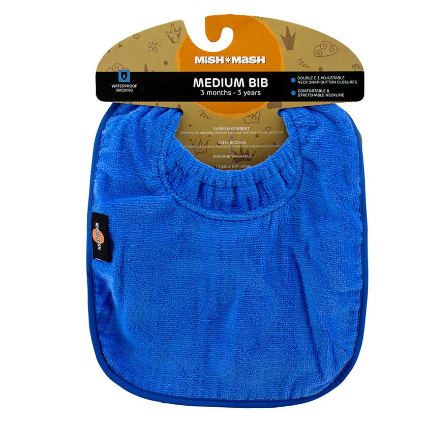 Mish Mash Terry Bib - Waterproof Lining -