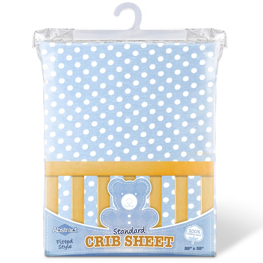 Abstract Polka Dot Crib Sheet -
