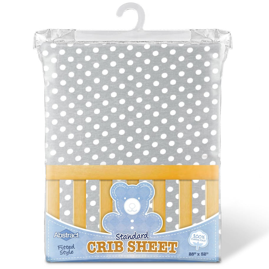 Abstract Polka Dot Crib Sheet -