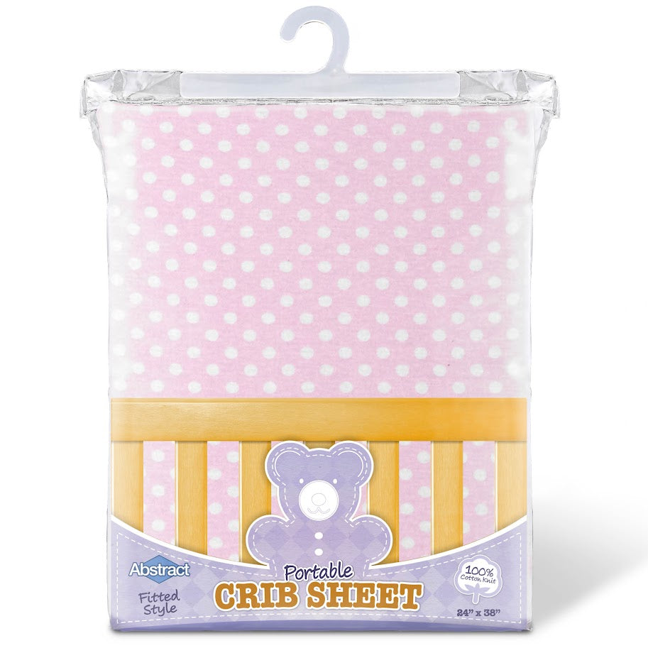 Abstract Polka Dot Crib Sheet -