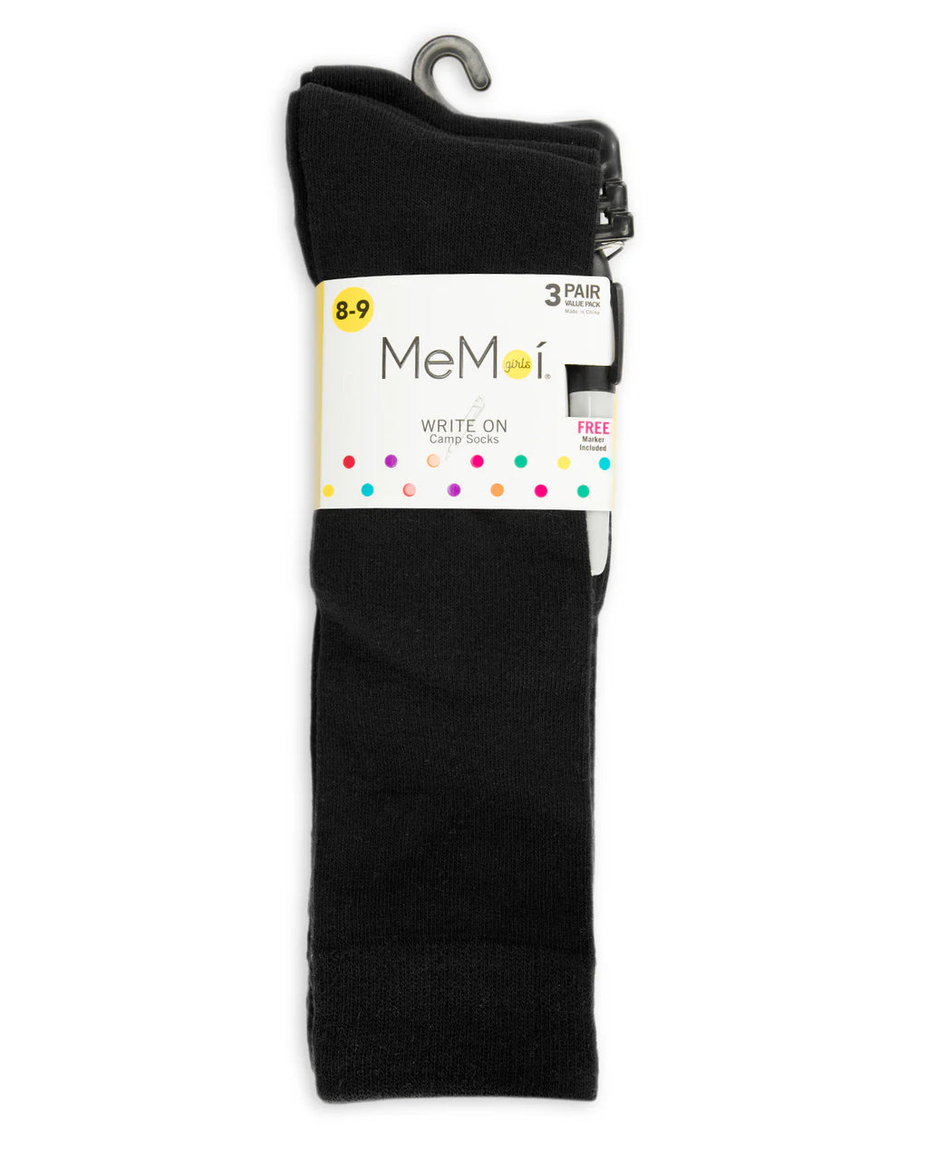 Memoi Girls Camp Socks - 3 Pack - Promo 710 -