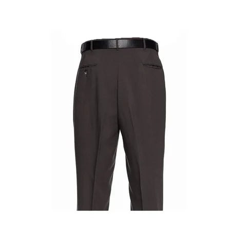 Madison Ave. Mens Black Poly/Rayon Pleated & Cuffed Pants - Boys Sizes - 336 -